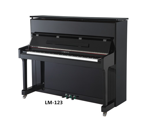 罗曼钢琴 LM 123黑色钢琴